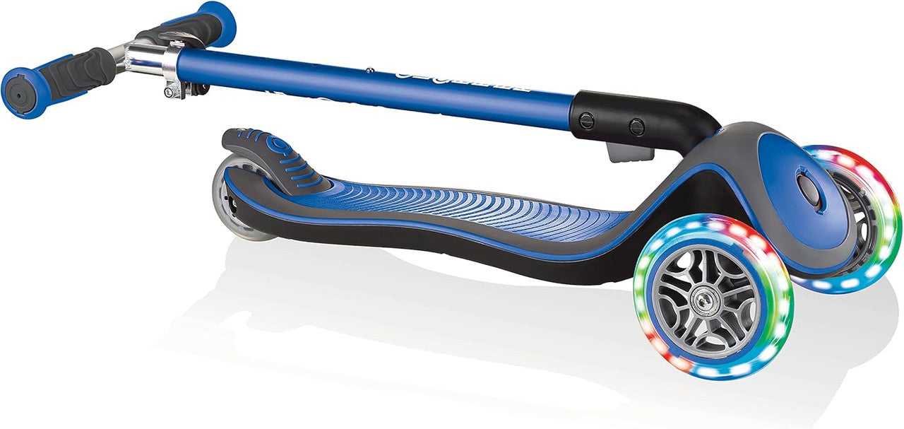Globber - ELITE DELUXE with Lights - Navy Blue