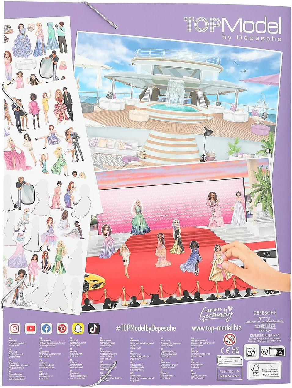 TOPModel - Glamour Stickerworld Activity Book