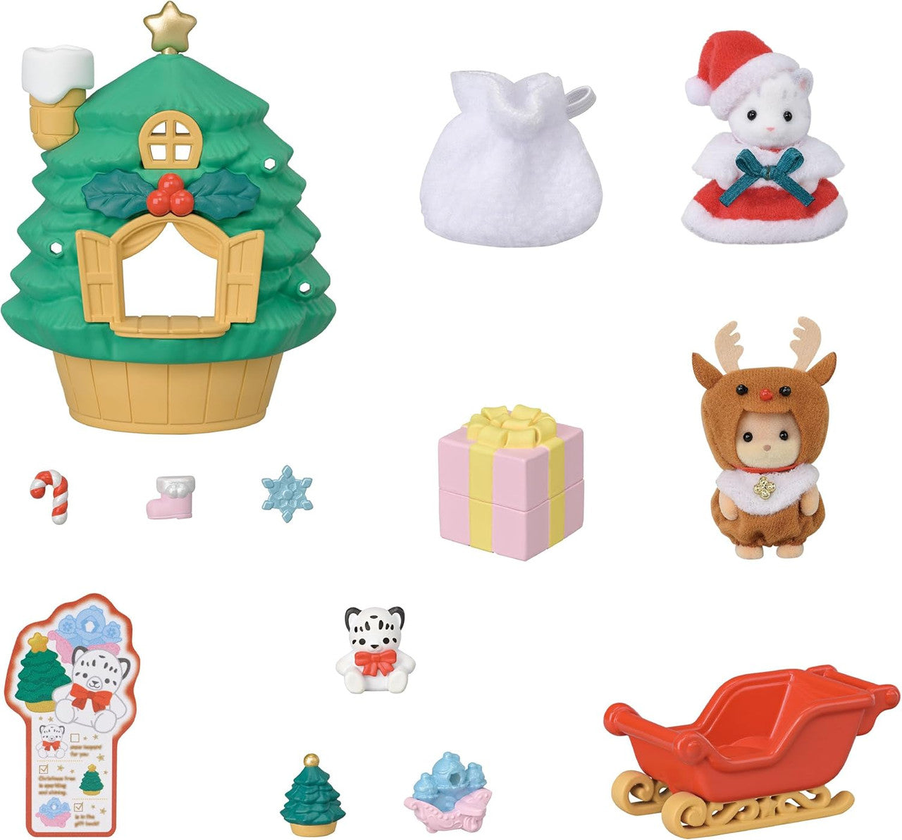 Sylvanian Families - Baby Santa's - Christmas Tree House