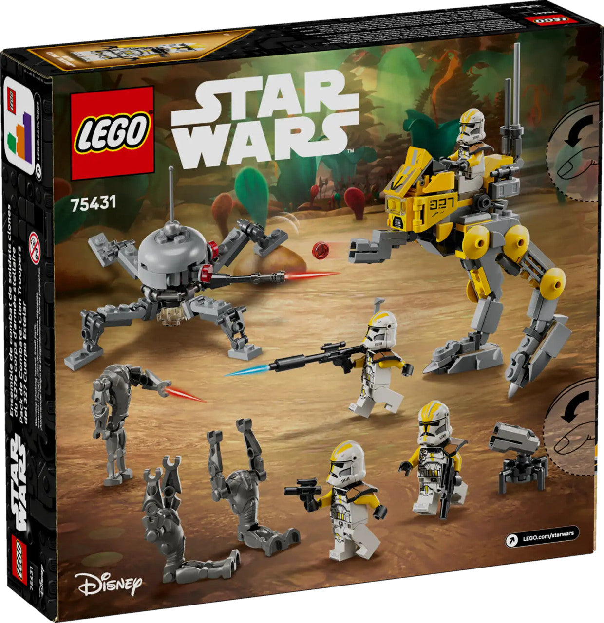 LEGO® Star Wars™ 327th Star Corps Clone Troopers™ Battle Pack 75431
