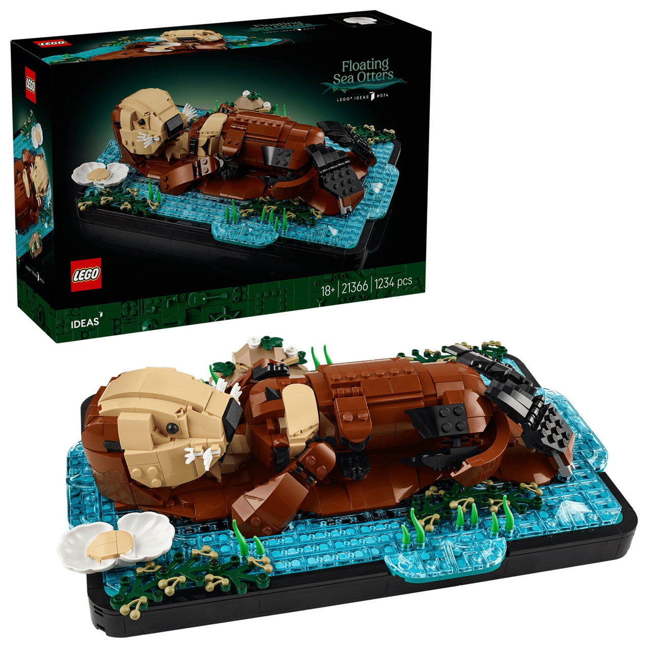 LEGO® IDEAS - Floating Sea Otters 21366
