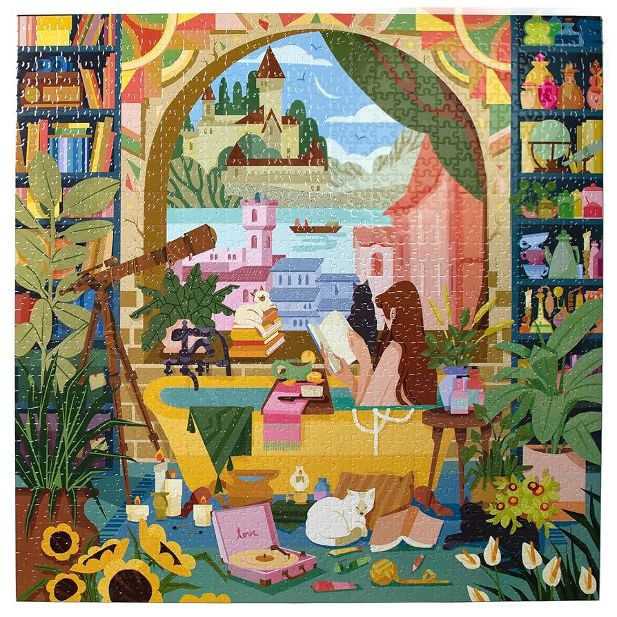 eeBoo 1000pc - Reading & Relaxing Puzzle