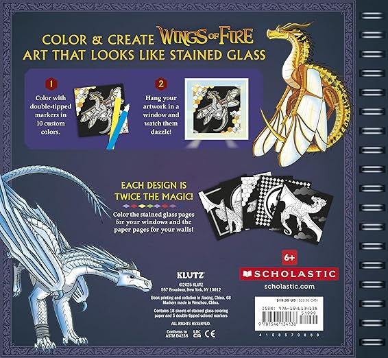Klutz - Wings of Fire Stained Glass Art Book