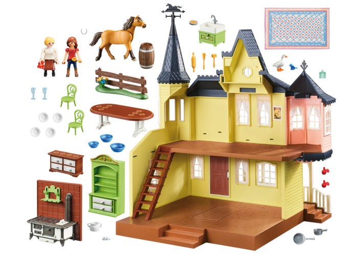 Playmobil Spirit - Lucky's Happy Home 9475 **Slight Box Damage**