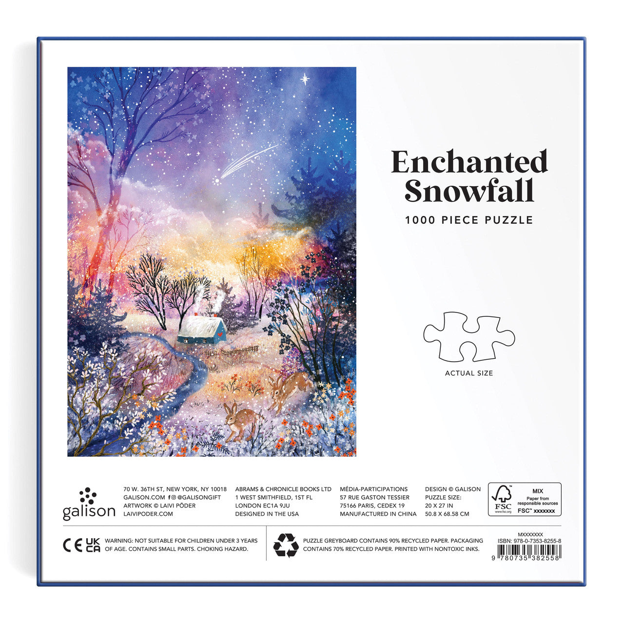 Galison 1000pc - Enchanted Snowfall Puzzle