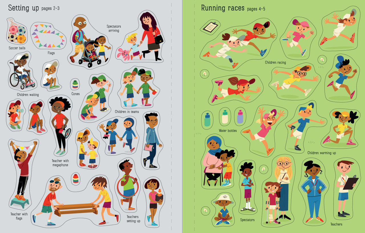 Usborne - First Sticker Book - Sports Day