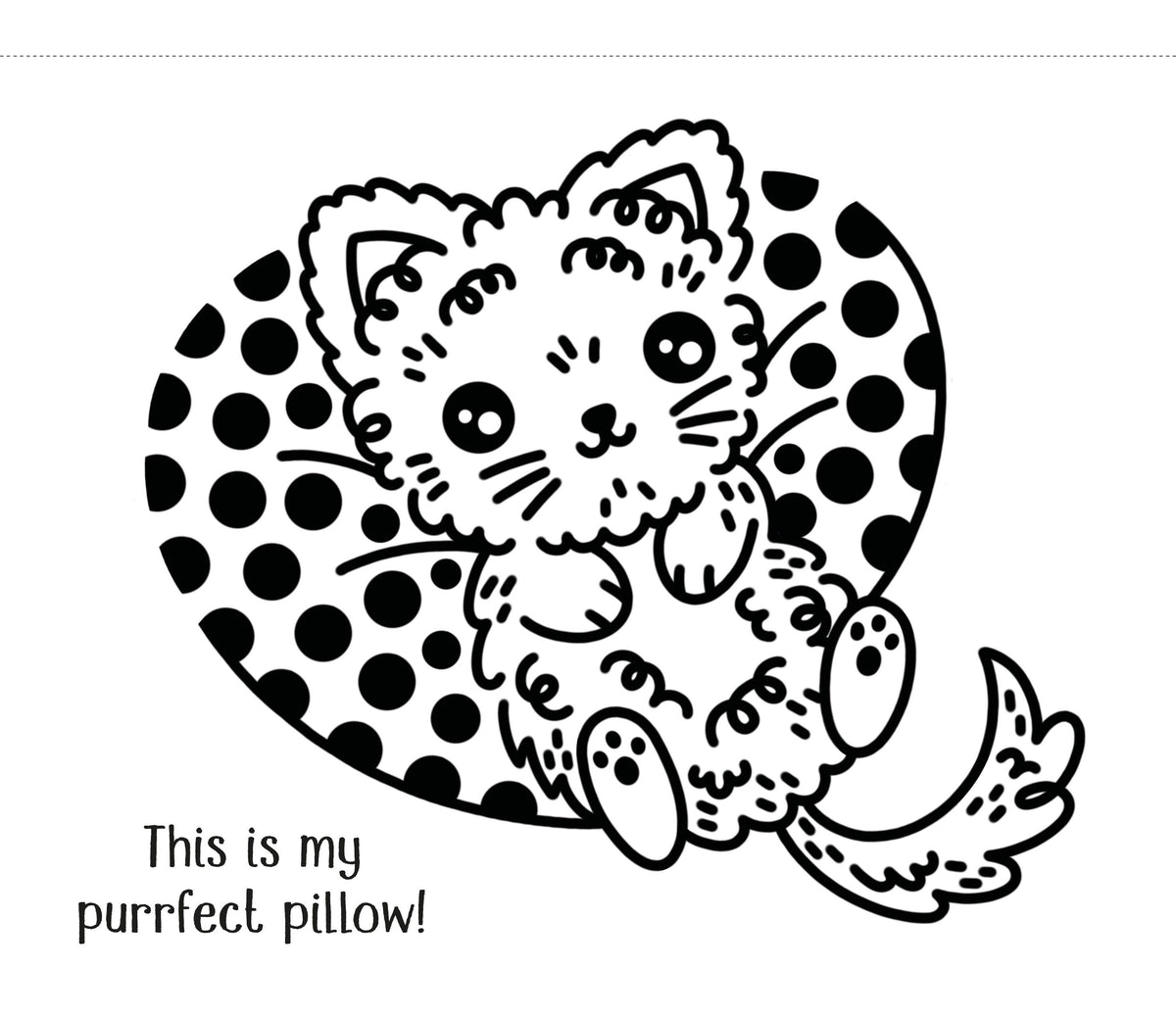 Double-page spread showing the waterproof back flap and large cute designs of this toddler painting book