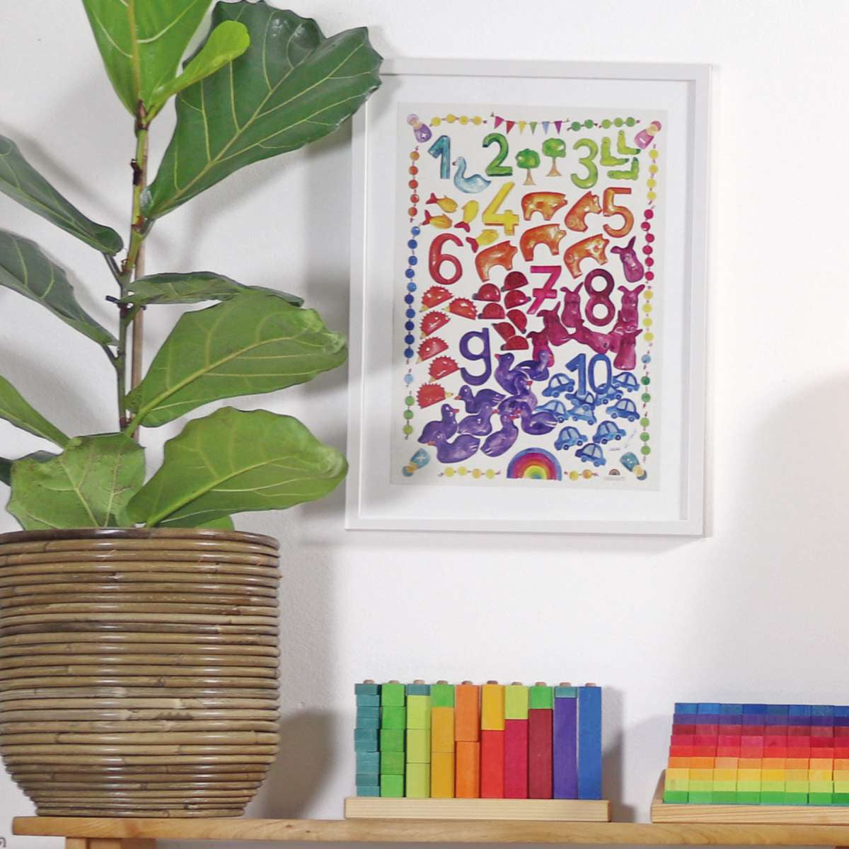Grimm’s Art Print World of Numbers