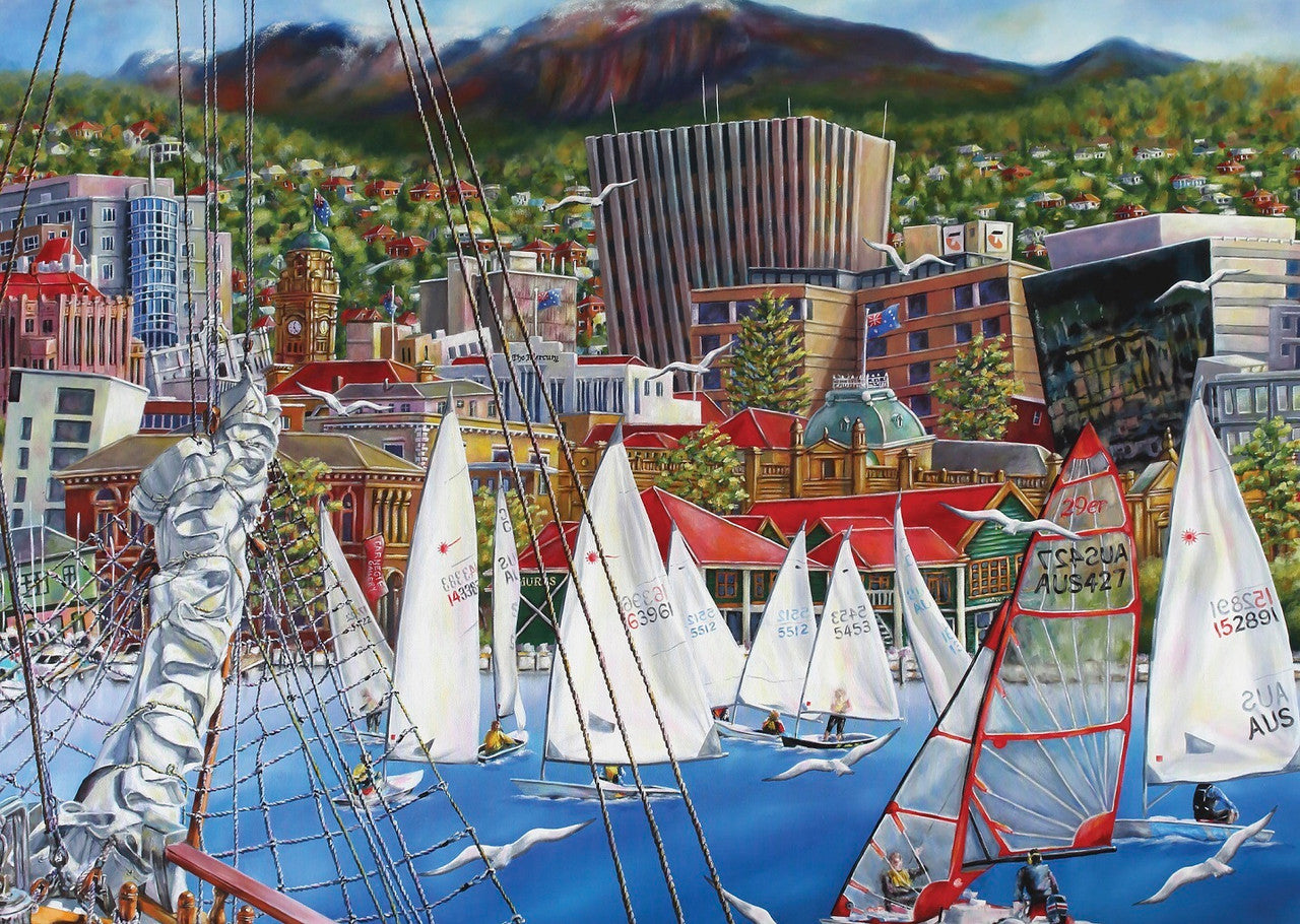 Blue Opal 1000pc - Days on the Derwent Puzzle