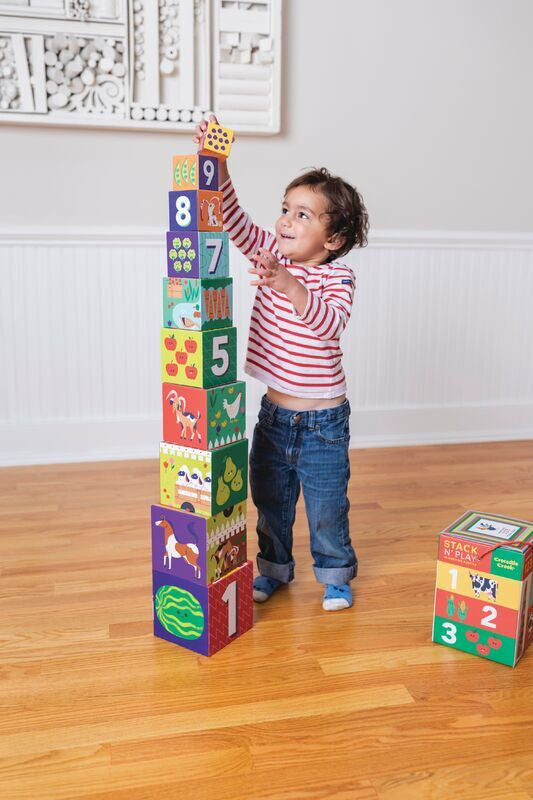 Crocodile Creek - Things that Go 123 Stacking Blocks