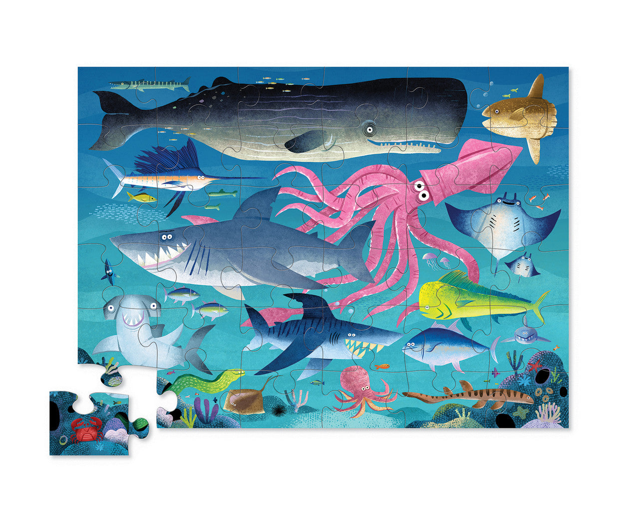 Crocodile Creek - Classic Floor Puzzle 36 pc - Shark Reef