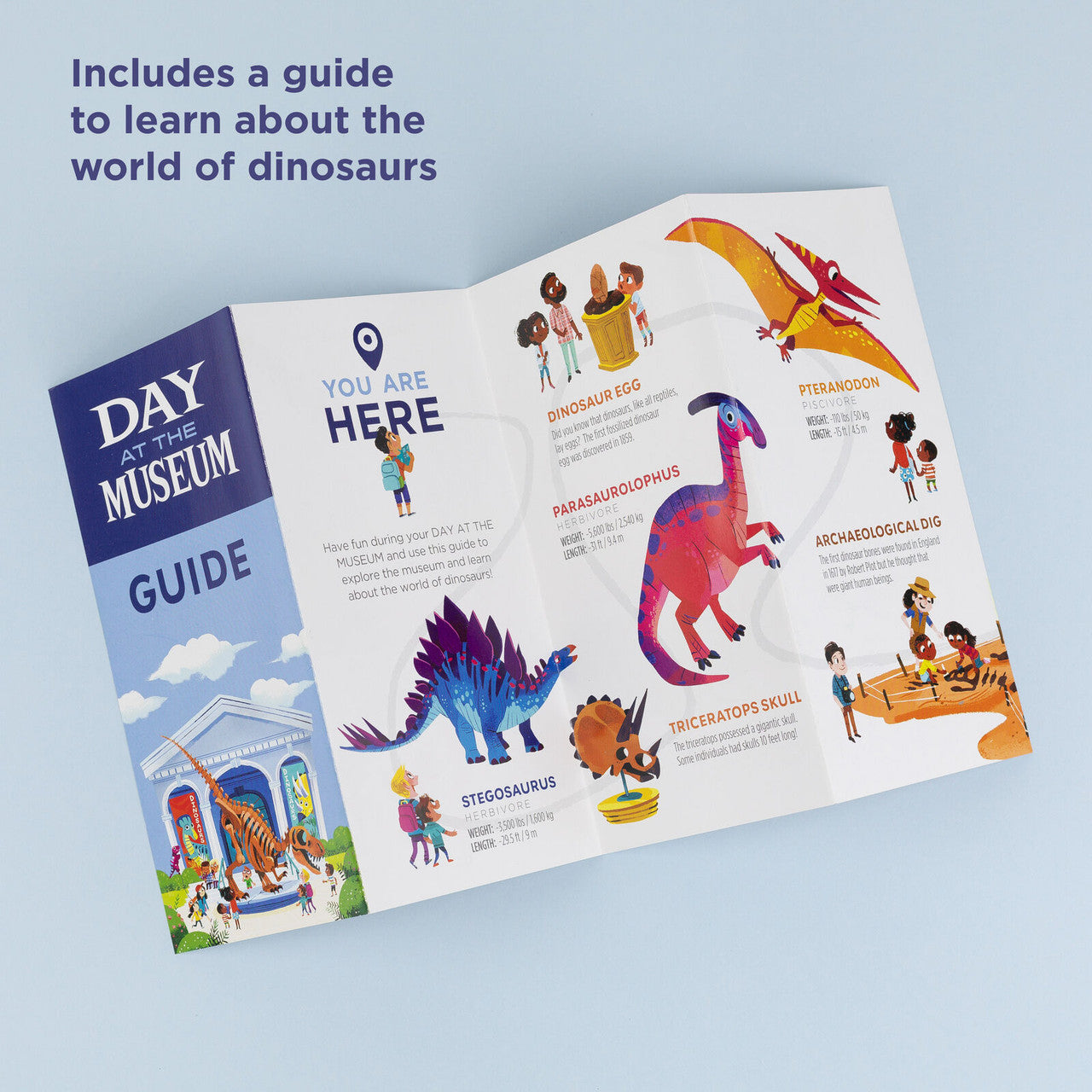 Crocodile Creek - 60pc Day at the Museum Puzzle - Dinosaur