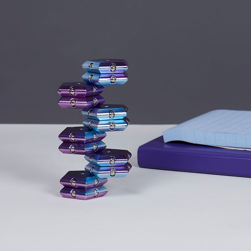 SPEKS® Geode Magnetic Fidget Set – Chrome Nova