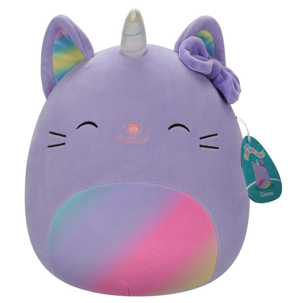 Squishmallows 12 inch - Cienna the Purple Rainbow Caticorn