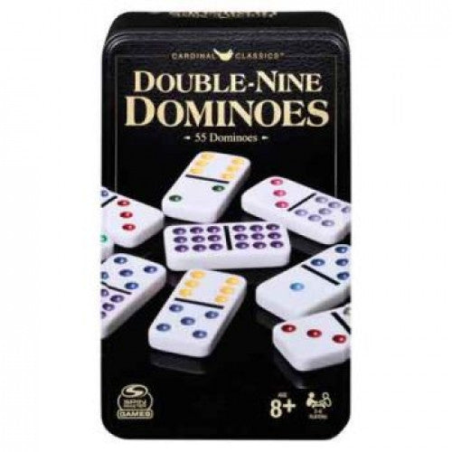 Cardinal Games - Double Nine Dominoes in Tin
