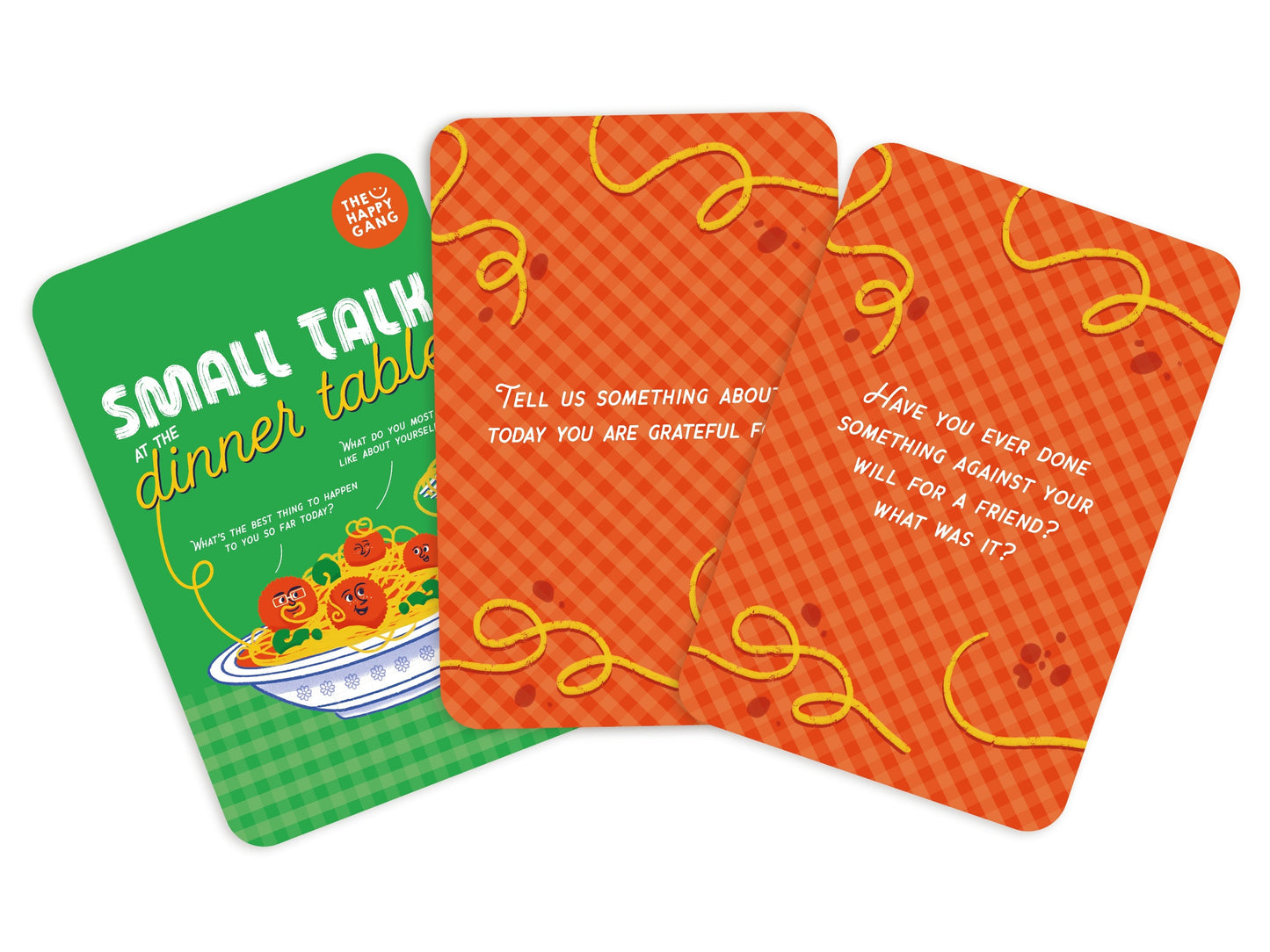 The Happy Gang Conversation Starters - Small Talk at the Dinner Table