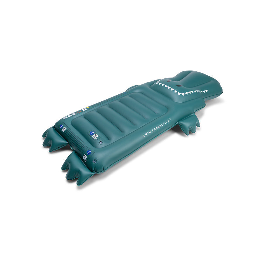 Swim Essentials - Inflatable Float - Green Crocodile
