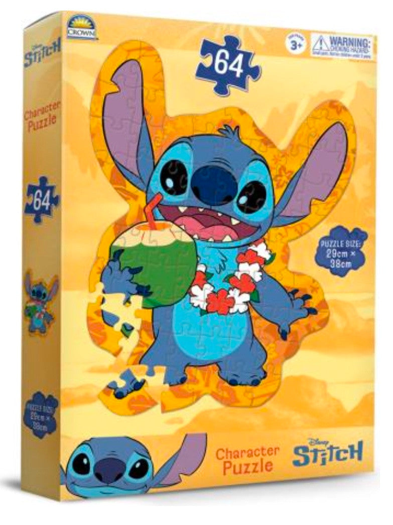 Stitch Character Puzzle 64pc
