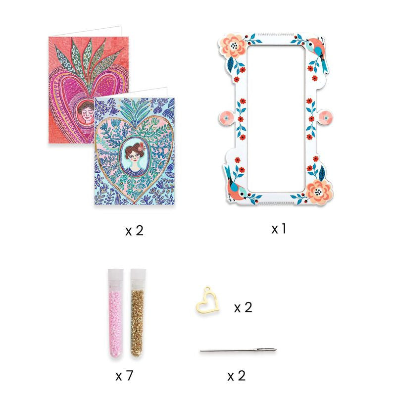 Djeco - You & Me - Miyuki & Hearts Beads Set