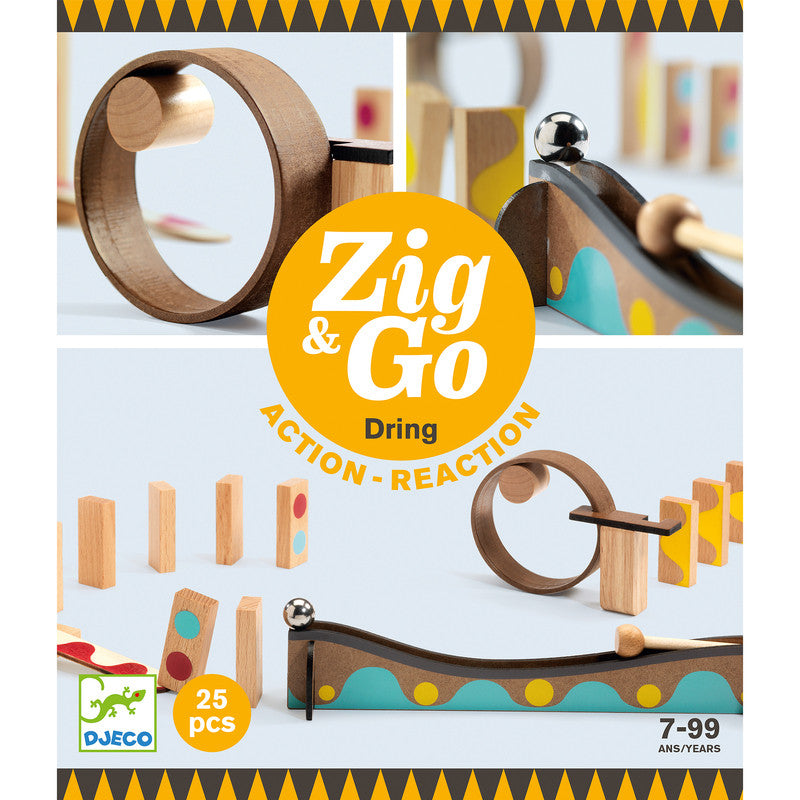 Djeco - Zig & Go Dring - 25pc Set