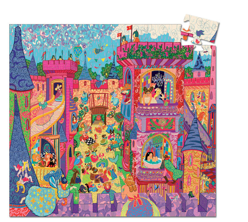 Djeco The Fairy Castle Silhouette Puzzle - 54 pc