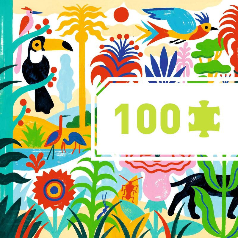 Djeco - Jungle Gallery Puzzle 100pc