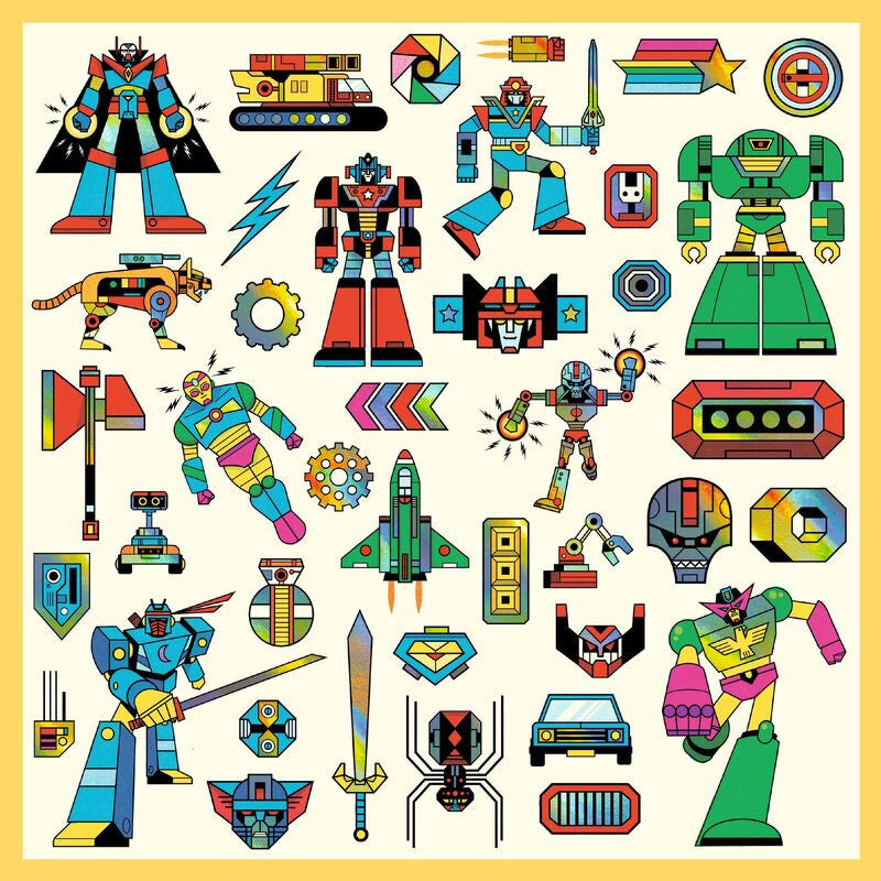 Djeco - Robot Stickers