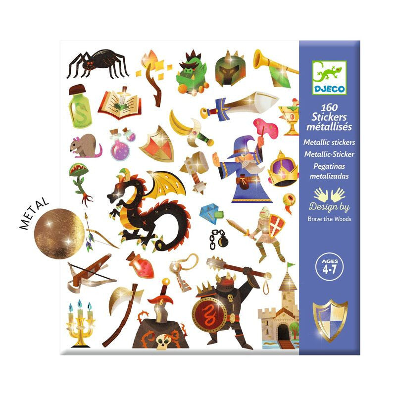 Djeco - Medieval Fantasy Stickers