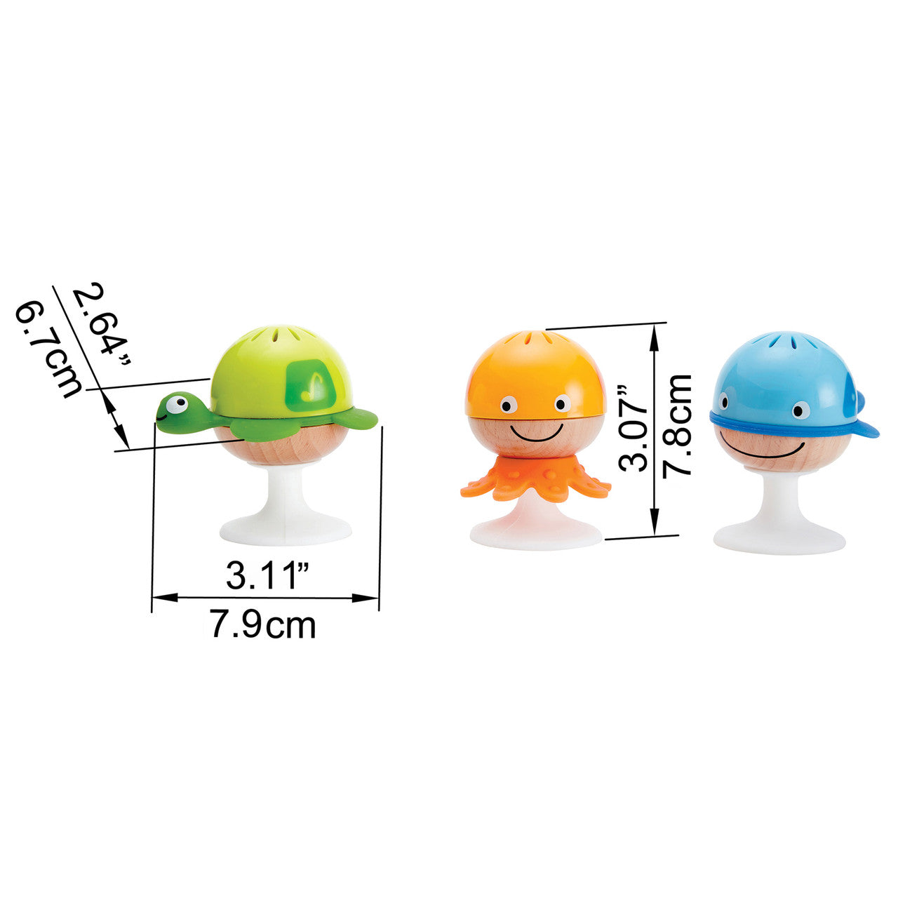 Hape - Stay-put Rattle Set
