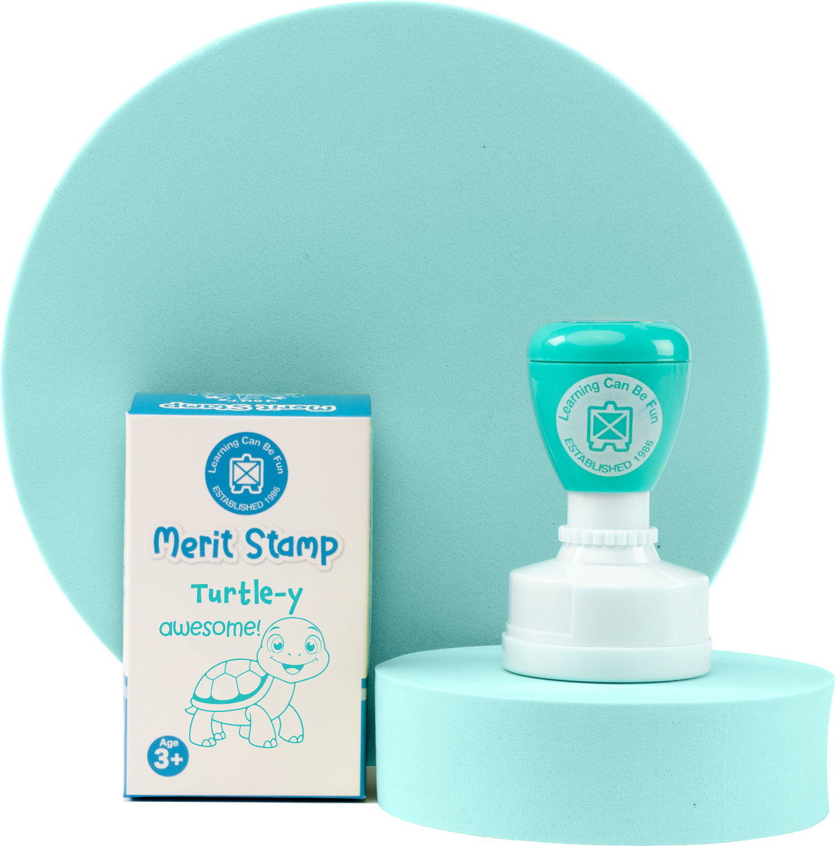 Learning Can Be Fun - Turtle-y Awesome Merit Stamp