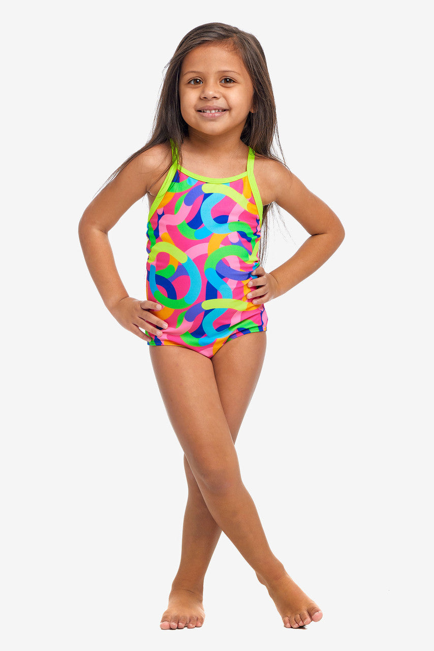 Funkita - Toddler Girls One Piece Swimmers - Curly Wurly