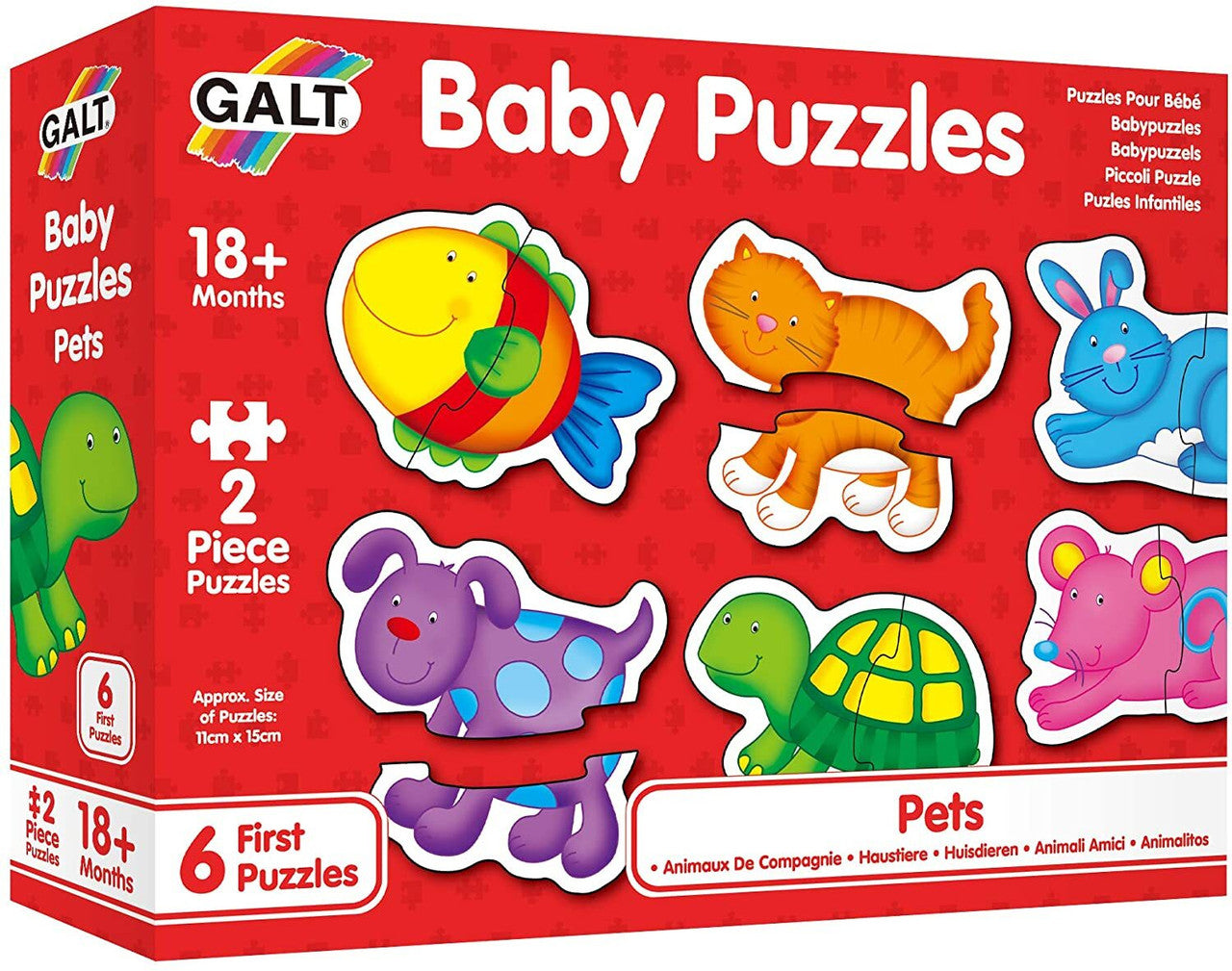 Galt – Baby Puzzles - Pets 2pcs