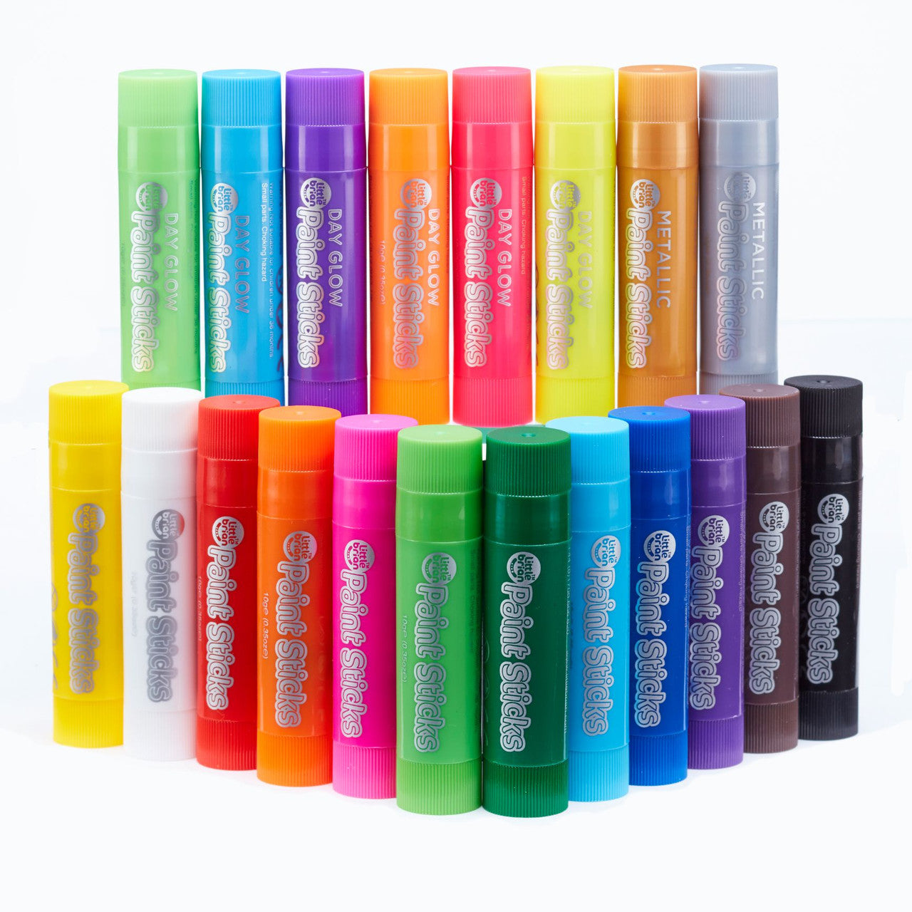 Little Brian Paint Sticks Bucket - Assorted 20 pk