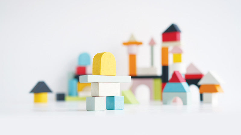 Le Toy Van - Petilou - 60 piece Building Blocks Set & Bag