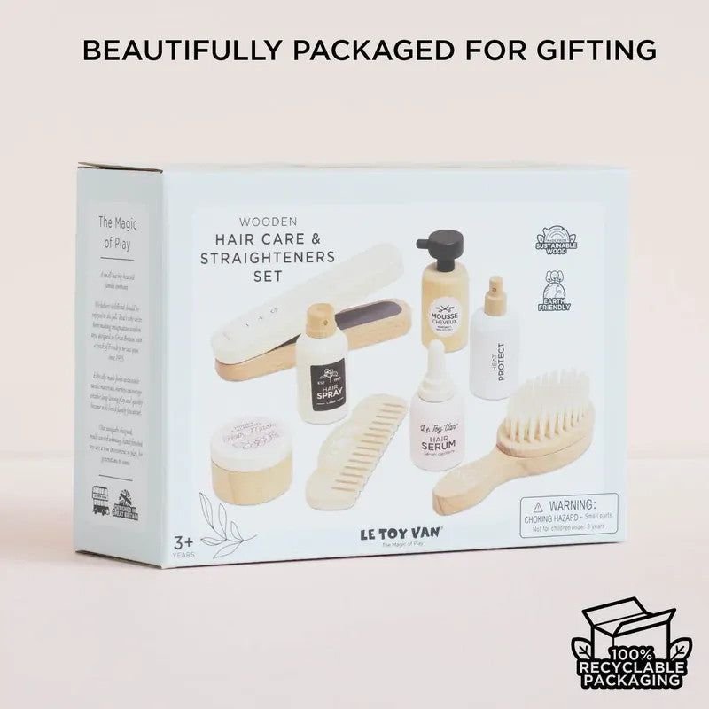 Le Toy Van - Wooden Haircare & Straighteners Set