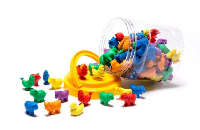 Educational Colours - Farm Animal Counters Jar Of 108