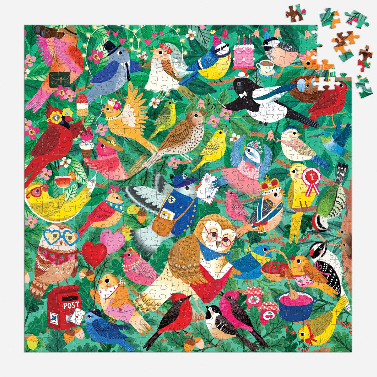 Mudpuppy 500pc - Birding Around Puzzle