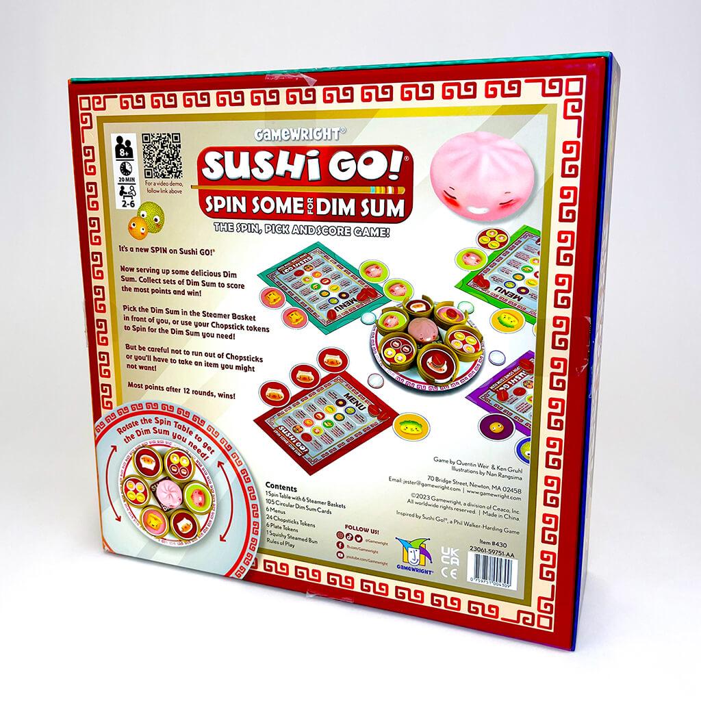 Sushi Go! Spin Some for Dim Sum – Family Strategy Board Game - by Gamewright