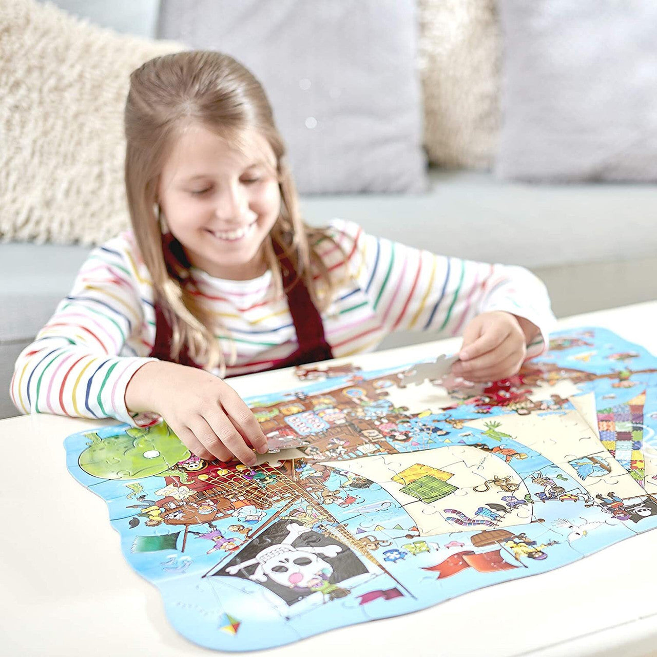 Orchard Toys - Pirate Ship Shaped Jigsaw Puzzle 100pc
