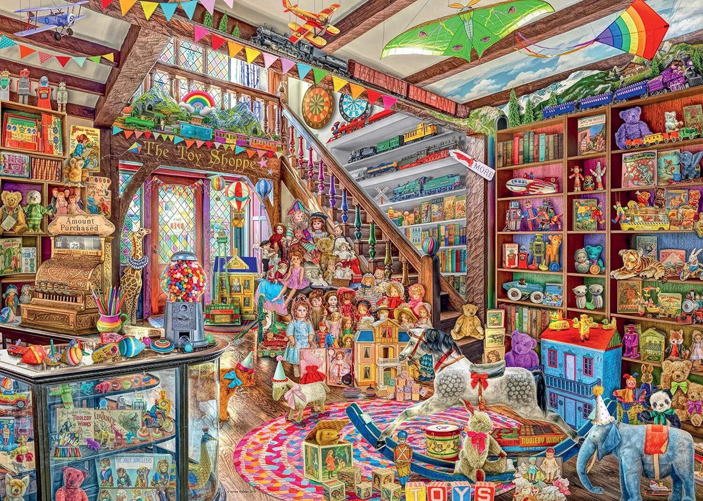 Ravensburger 1000pc - The Fantasy Toy Shop Puzzle