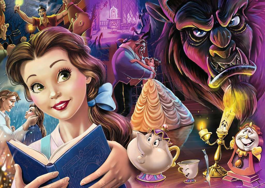 Ravensburger 1000pc - Disney Belle Mood Puzzle