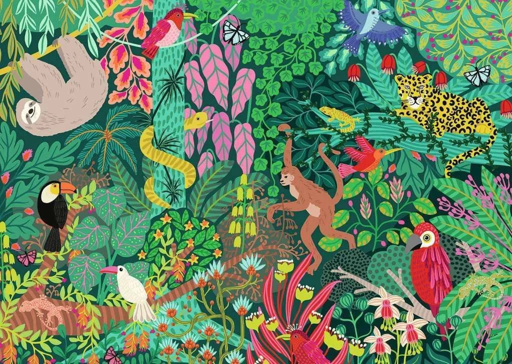 Ravensburger 1000pc - Magical Rainforest Puzzle