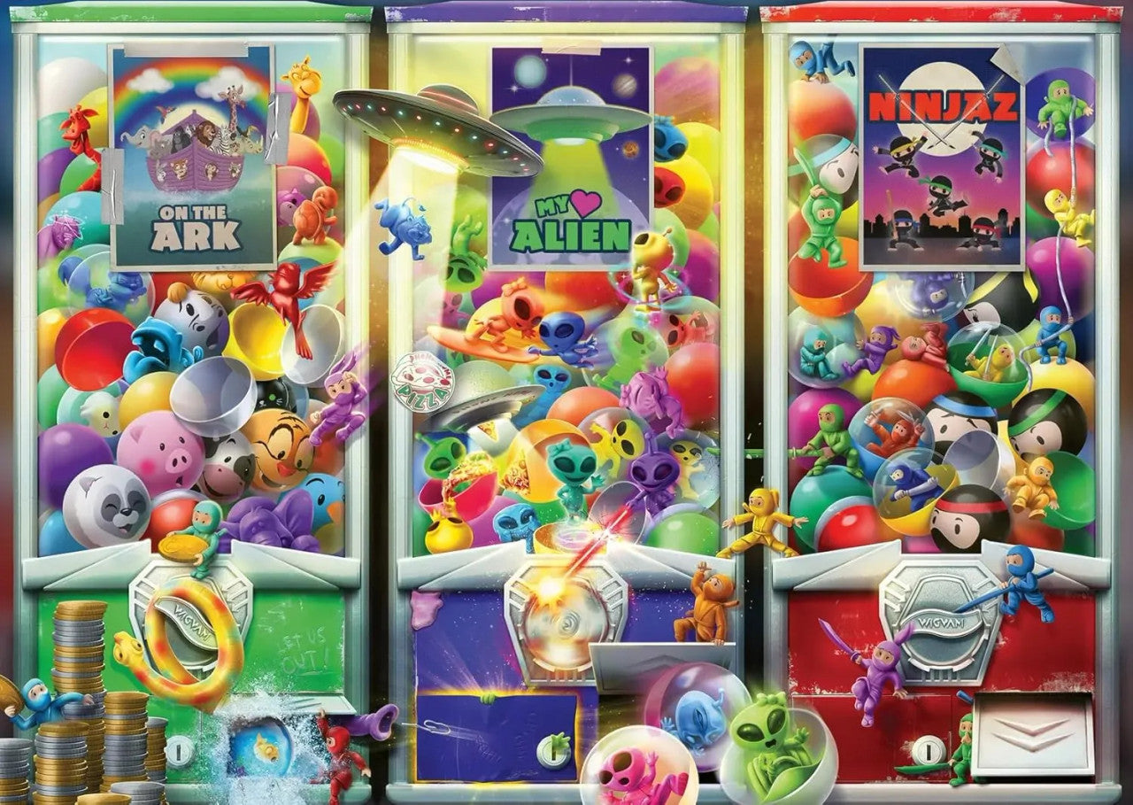 Ravensburger 1000pc - Animals, Aliens And Ninjas Puzzle