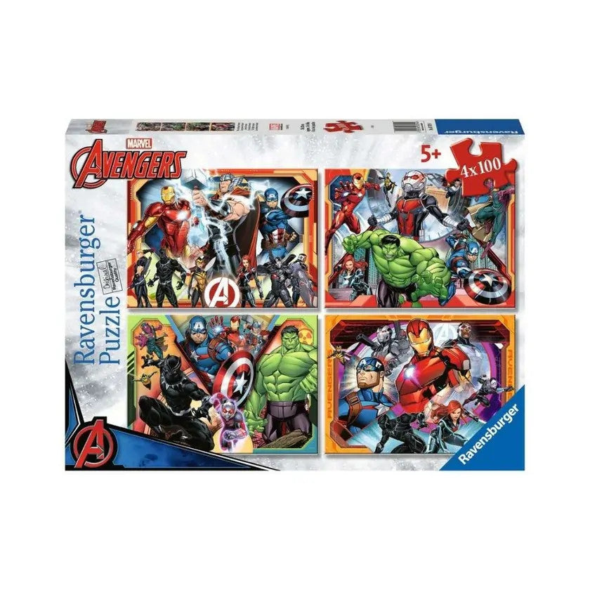 Ravensburger 4x100pc - Marvel Avengers Bumper Pack Puzzles