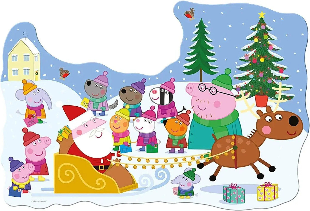 Ravensburger 32pc - Peppa Pig Christmas Shaped Floor Puzzle