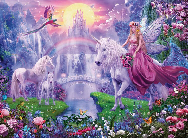 Ravensburger 4x100pc - Magical Unicorn Bumper Pack Puzzles