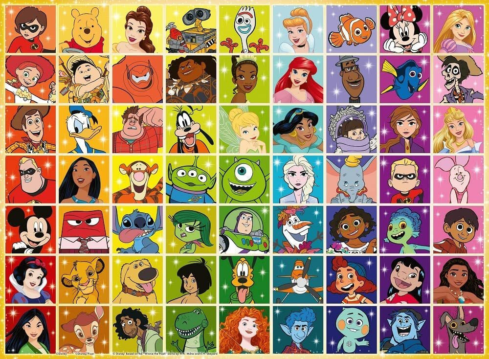 Ravensburger 100pc - Disney Colour Palette Puzzle