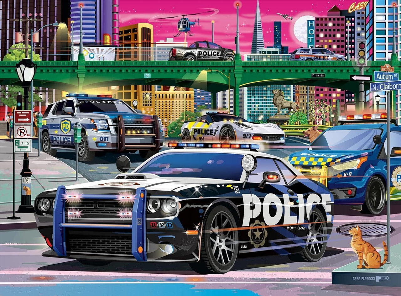 Ravensburger 150pc- Police on Patrol Puzzle