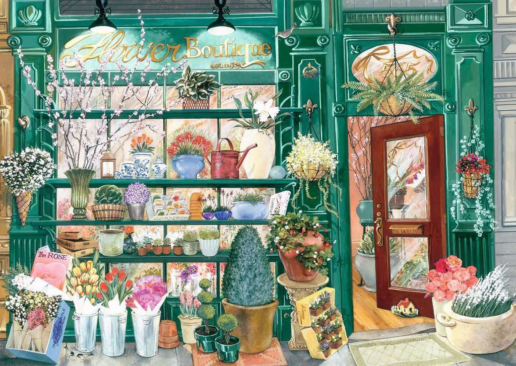 Ravensburger 300pc - Flower Shop Large Format Puzzle