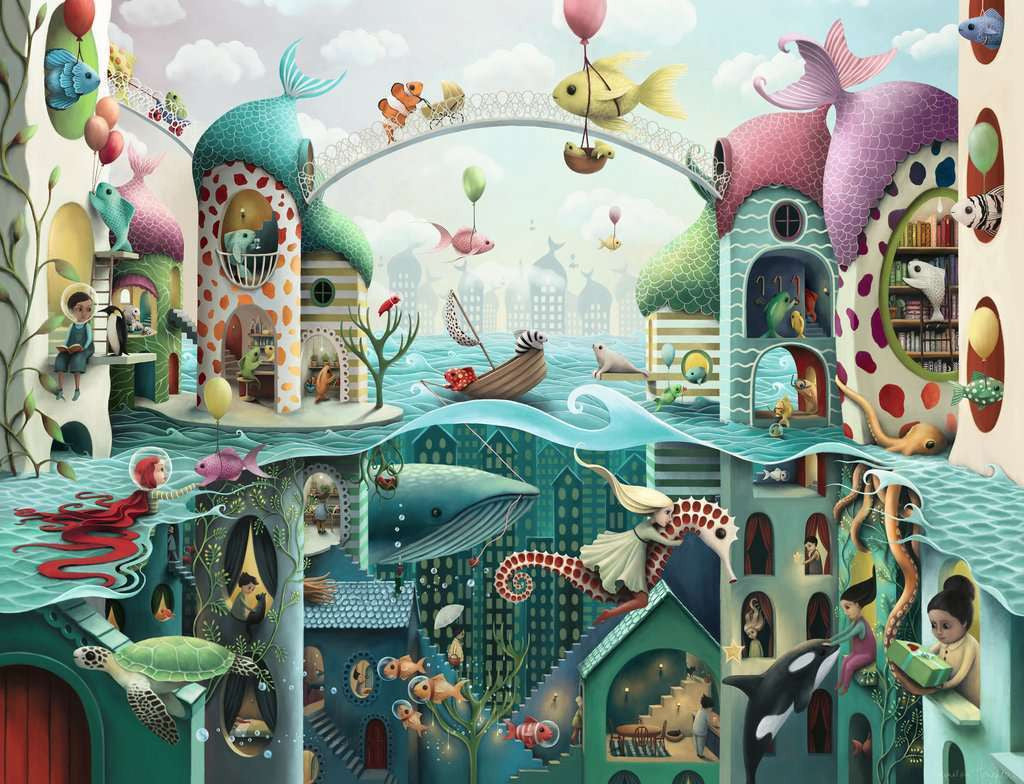 Ravensburger 2000pc - If Fish Could Walk Puzzle